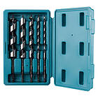 Makita Spiralborr-set för trä D-75677; 1/4''; 6-19 mm; 5 st.