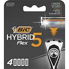 BIC Hybrid Flex 5 Rakblad 4 St