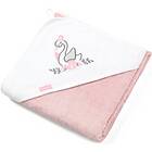 BabyOno Take Care Bamboo Towel badhandduk med luva Pink 85x85cm