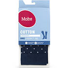 Mabs Cotton Knee Navy Dotted