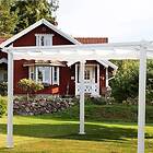 Landskap Pergola Skugga 3x4 m PERGOLA SKUGGA 3X4M VIT RAM VITT TYG 601055584