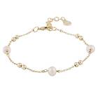 Snö Of Sweden Julie Chain Bracelet Gold/White