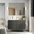IKEA HAVBÄCK ORRSJÖN kommod/tvättställ/kran 122x49x71 cm