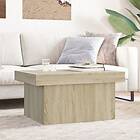 vidaXL Soffbord sonoma-ek 80x55x40 cm konstruerat trä 840865
