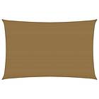 vidaXL Solsegel 160g/m² taupe 3x5 m HDPE 311404