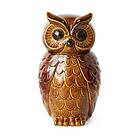 HKliving Ceramisk owl förvaringsburk Roasted