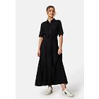 Happy Holly Viscose Belted Shirt Dress