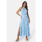 Forever New Bridie Halter Neck Ruffle Maxi Dress