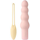 Amaysin Pleasure Set med Beaded Dildo och Knipkula