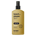 b.tan Beach Please Deep Tanning Dry Spray Sunscreen Oil SPF7 180ml