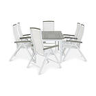 Comfort Garden Matgrupp Portland 152-210x90 cm med 6 Monaco Lyx Positionsstol 525536