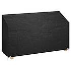 vidaXL Överdrag för trädgårdsbänk 12 öljetter 210x70x70/88 cm polyeten 319341