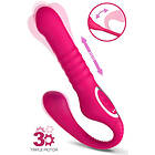 IntoYou Strapless Strap-On Thrusting & Waving Pulse Dildo