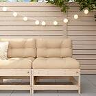 vidaXL Mittensoffa massiv furu 825478