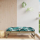 vidaXL Fotpall för trädgården 120x80 cm massiv furu 825715