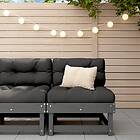 vidaXL Mittensoffa massiv furu 825375