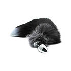 Alive Black & White Fox Tail M