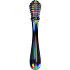 Lovetoy Twilight Gleam Glass Dildo Twin Pleasures