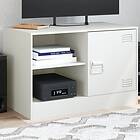 vidaXL TV-skåp vit 67x39x44 cm stål 841701