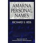 Richard S Hess: Amarna Personal Names