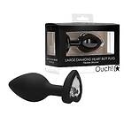 Ouch! Diamond Heart Butt Plug, Large