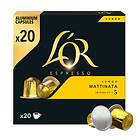 L'OR Mattinata till Nespresso. 20 kapslar