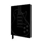 Black Gibson Guitar Artisan Art Notebook (Flame Tree Journals)