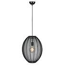 Florence taklampa oval svart