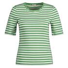 Gant Slim Striped 1X1 Ribbed SS T-Shirt (Dam)