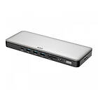 Deltaco USB-C Dockningsstation 15 Portar