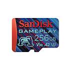 SanDisk GamePlay MicroSDXC Class 10 UHS-I U3 V30 A2 190/130MB/s SDSQXAV-256G 256GB