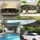 vidaXL Solsegel beige 7x5x5 m 100% polyesteroxford 4000967