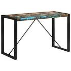 vidaXL Matbord 120x55x76 cm massivt återvunnet trä 351692