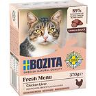 Bozita Feline Grain Free Tetra Bitar i sås Lever 6x370g