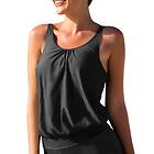 WiKi Loose Tankini Top 