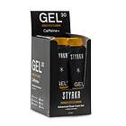 Styrkr Gel30 Caffeine+ Dual-carb 72g 12 Units Energy Gels Box