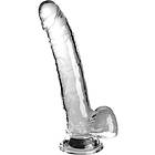 King Cock Clear Dildo with Balls 25cm