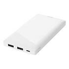 Deltaco power bank 10 000 mAh, 2x USB-A, short circuit protection PB-A1001