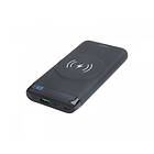 Deltaco Power bank 10 000 mAh, wireless, 1x USB-A, USB-C PD, mag. PB-Q1003