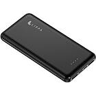 Lippa 10,000 mAh Powerbank 2 x USB-A Output Black PowerBank Svart 10000 mAh