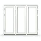 NorDan fönster Tanum 3-Glas Aluminium 3-Luft FS+FS+FS:24 x 17 AFS+FS+FS24x17