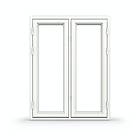 NorDan fönster Tanum 3-Glas Aluminium 2-Luft FS+FS:18 x 12 AFS+FS18x12