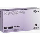 Espeon Nitril Sparkle Pearlescent Violet puderfria handskar av Storlek 2x50 st