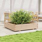 vidaXL Odlingslåda 110x110x26,5 cm massivt furuträ 847323