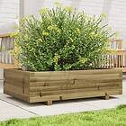 vidaXL Odlingslåda 90x60x26,5 cm impregnerat furu 847347