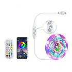 24.se Appstyrd Smart WiFi RGB LED-slinga 10 meter med remote