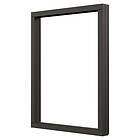 NorDan fast fönster NTech Aluminium BlackLine Svart trä/alu 16x20 TL16X20ALU-BL