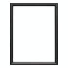 NorDan fast fönster Tanum BlackLine Aluminium svart RAL 9005 trä/alu FF10X21ALU-BL