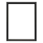 NorDan fast fönster Tanum BlackLine Aluminium svart RAL 9005 trä/alu FF18X9ALU-BL