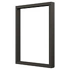 NorDan fast fönster NTech Aluminium BlackLine Svart trä/alu 14x6 TL14X6ALU-BL